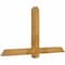 Ekena Millwork Eugene Rough Sawn Timber Gable Bracket, Western Red Cedar, 60"W x 32"H x 4"D x 4"F, 13/12 Pitch GBW060X32X0404EUG00RWR - alternate 5